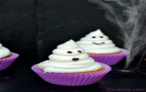 Cupcakes Fantasmas De Limón
