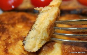 Tortilla De Patatas Fritas Al Jamon 
