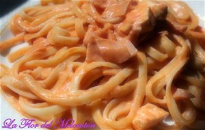 Espaguetis Con Tomate Y Nata
