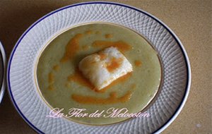 Puré De Patatas Y Puerros Con Bacalao
