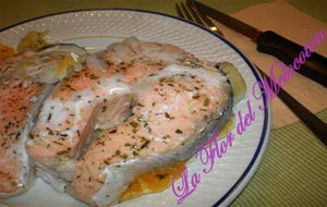 Salmón En Papillote
