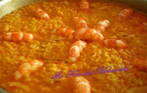 Arroz Caldoso De Gambones Y Calamares
