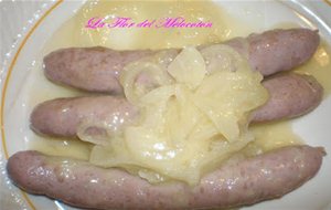 Salchichas Al Vino Con Queso
