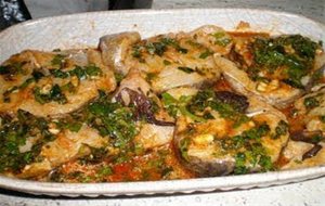 Merluza Al Horno Con Chermula