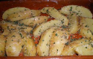 Patatas Con Parmesano Al Horno
