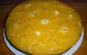 Bizcocho De Naranja Y Polenta Con Sirope De Naranja Y Clavo