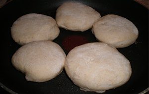 English Muffins, Bollos Ingleses Sin Horneado