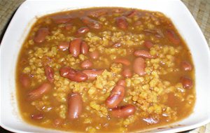 Judias Rojas Con Arroz