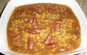 Judias Rojas Con Arroz