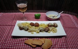 Albóndigas Al Vino.
