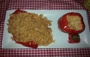 Pimientos Rellenos De Arroz.
