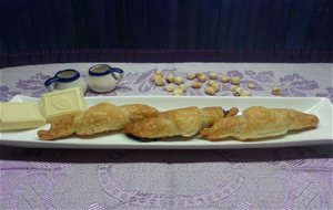 Croissants Chocolate Blanco Y Nutella.
