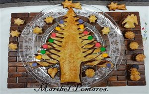 Árbol De Navidad Con Hojaldre Y Nutella.
