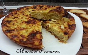 Tortilla De Cebolla Y Patatas En Olla Programable.
