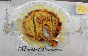 Quiche De Espárragos.
