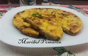 Tortilla De Romanesca Y Quesitos.
