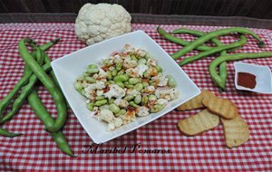 Ensalada De Coliflor Y Habas.
