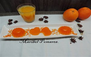 Gelatina De Zumo De Naranja.
