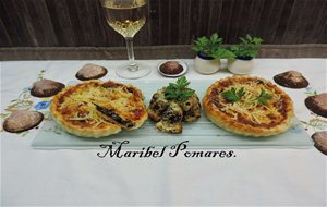 Tartaletas De Acelgas, Gambas, Huevo Y Queso En Olla Programable.
