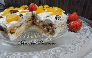 Tarta Pavlova.
