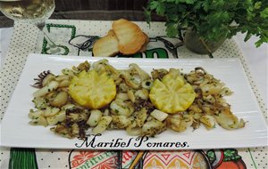 Sepia A La Plancha Con Salsa Verde Y Zumo De Limón.
