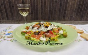 Ensalada De Aprovechamiento De La Cena De Nochebuena.
