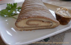 Brazo Gitano De Café Y Crema
