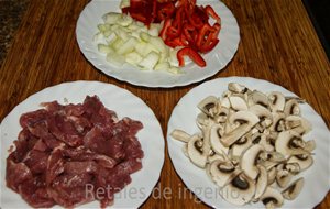 Carne Con Verduritas En Wok
