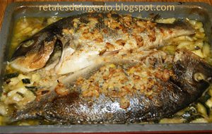 Dorada Al Horno Con Verduritas
