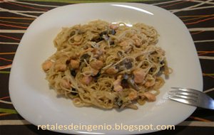 Espaguetis Con Salmon
