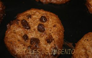 Galletas De Chocolate Y Almendra, Aptas Para El Metodo Montignac
