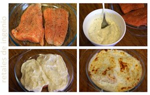 Salmón Con Salsa De Yogur Al Horno
