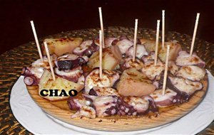 Pulpo Con Cachelos.
