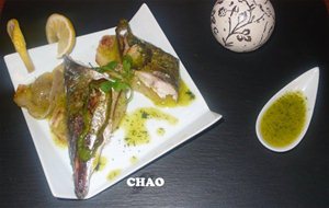 Jureles Con Salsa De Cilantro.
