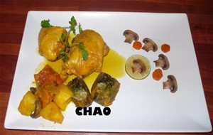 Pollo A La Cazuela Estilo Chao.
