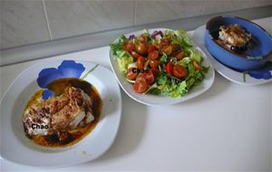 Bacalao A La Plancha Con Ajo Y Pimentón.
