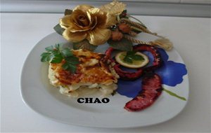 Patatas Gratinadas Con Criollos.
