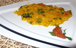 Arroz Con Bacalao Y Huevas De Erizo De Mar.
