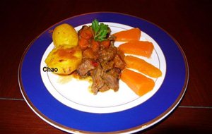 Estofado De Ternera Con Calabaza.
