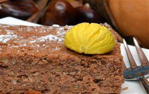 Tarta De Castañas Y Chocolate
