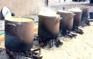 Arròs Amb Fesols I Naps - Arroz Con Alubias Y Nabos (traditional Soupy Rice With String Beans And Turnips)
