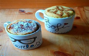 Mug Cakes De Vainilla & Dulce De Leche.
