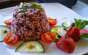 Ensalada De Arroz Y Crudités
