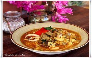 Arroz Caldoso Con Sepia Y Alcachofas
