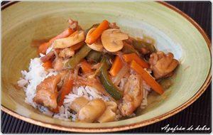 Arroz Basmati Con Pollo Y Verduras
