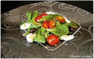 Ensalada De Canónigos Y Mozzarella
