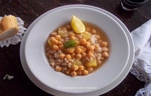 Cocido Ligerito { Olla Rápida }
