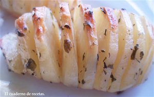 Hasselbackpotatis.
