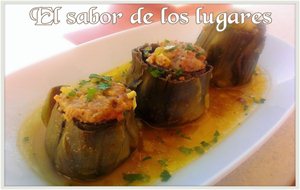 Alcachofas Rellenas De Carne.
