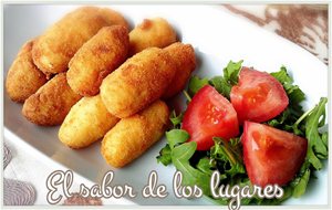 Croquetas De Pollo Asado En Su Jugo.
